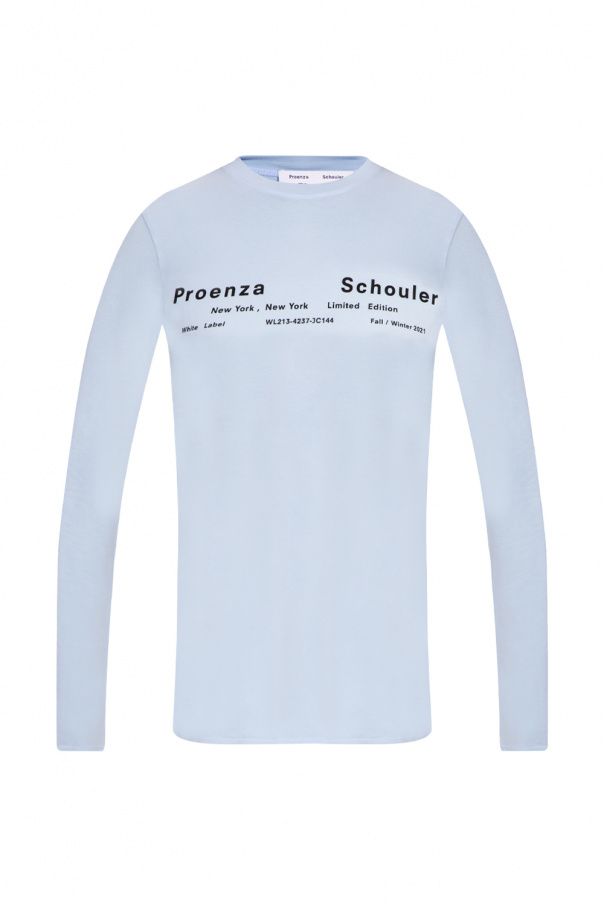 proenza puffer Schouler White Label Logo-printed T-shirt