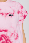 Iro Lacoste T-Shirt mit Logo-Schriftzug in Creme