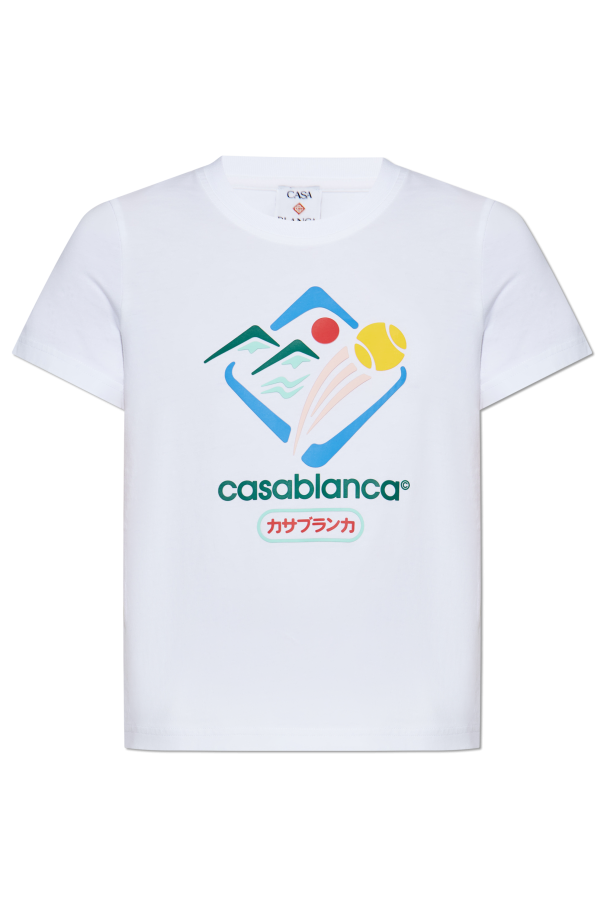 T-shirt with logo od Casablanca