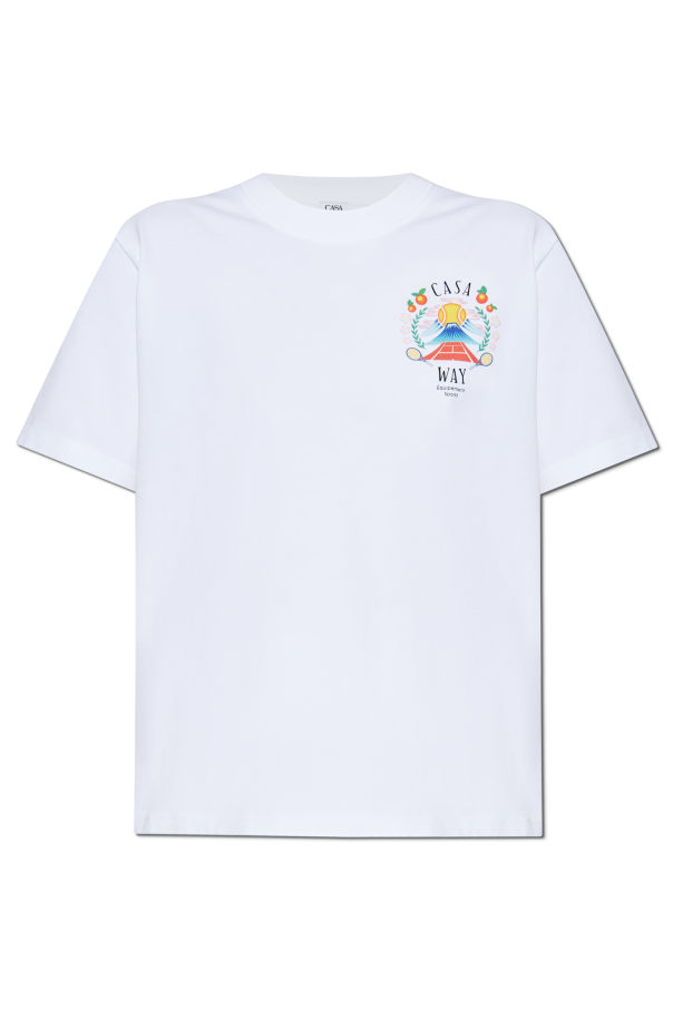 T-shirt with logo od Casablanca