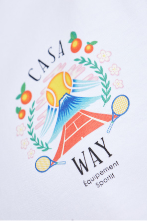 Casablanca T-shirt with logo