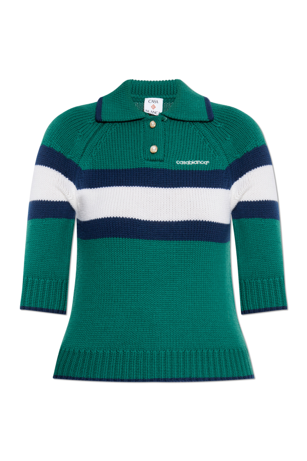 Polo with embroidered logo, zdjęcie 1 Polo with embroidered logo od Casablanca