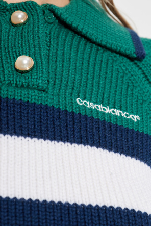 Casablanca Polo z wyszytym logo