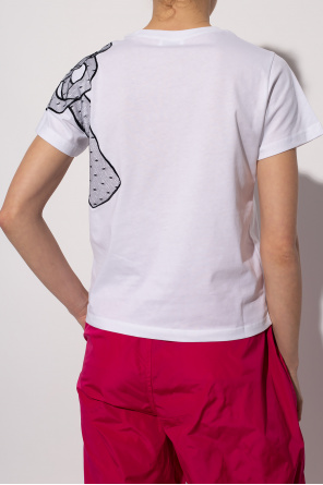 Red Valentino Appliquéd T-shirt