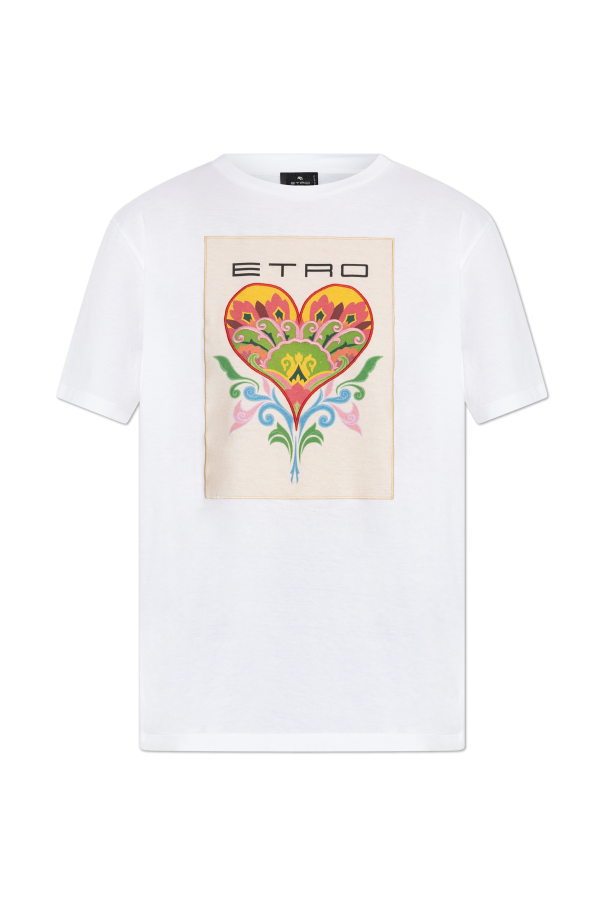 Etro T-shirt with embroidery