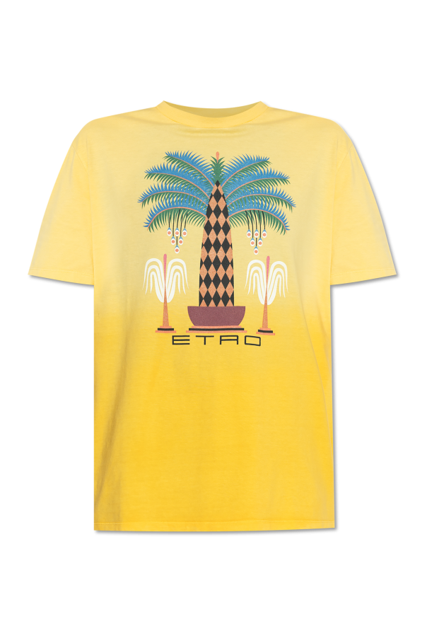 T-shirt with colorful print od Etro