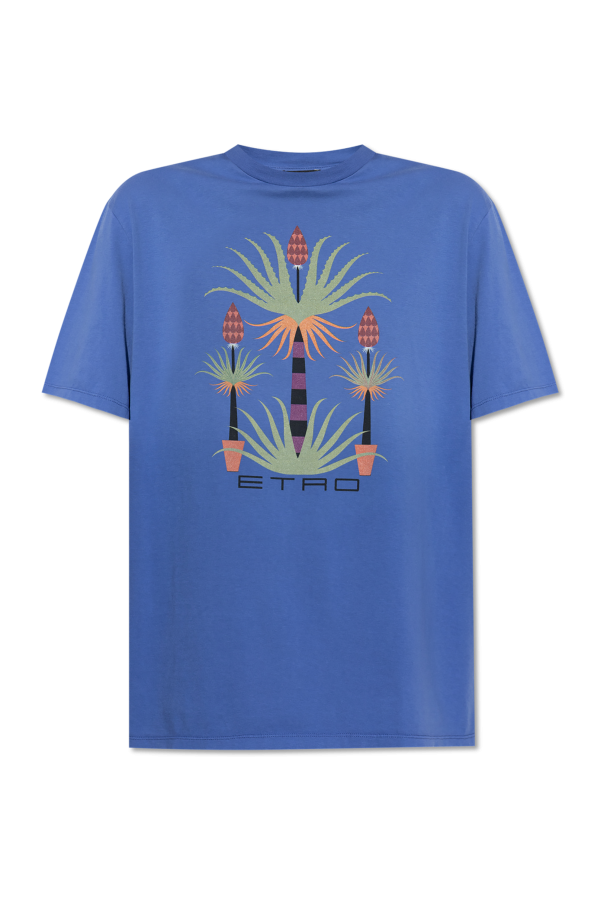 T-shirt with colorful print od Etro