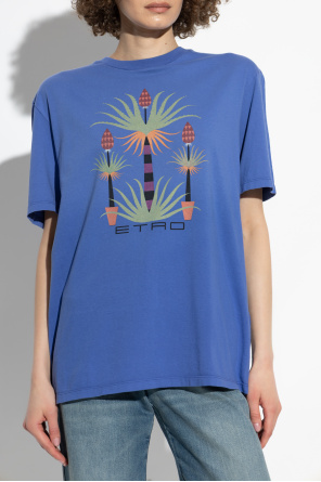 Etro T-shirt with colorful print