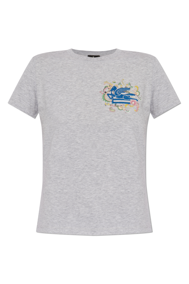 Etro T-shirt with embroidered logo