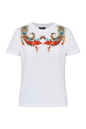 T-shirt with appliqués