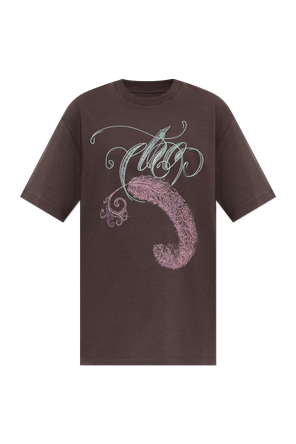 Baumwoll-T-Shirt mit Print
