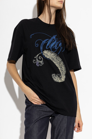 Etro Cotton T-shirt with print