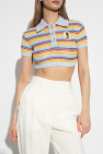 Casablanca MULTICOLOUR Cropped polo shirt