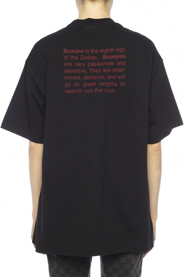 vetements scorpio shirt