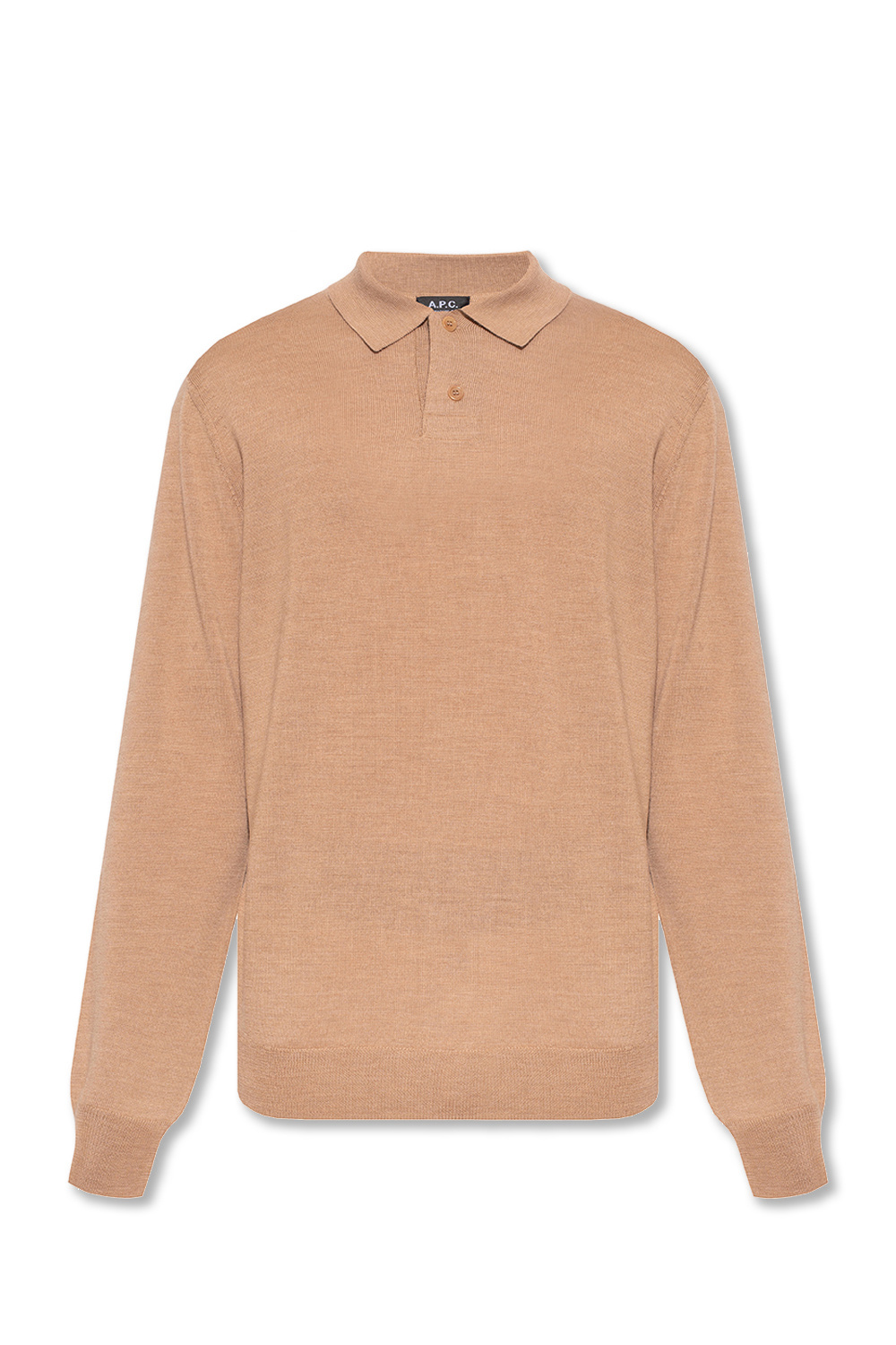 A.P.C. Polo shirt with long sleeves