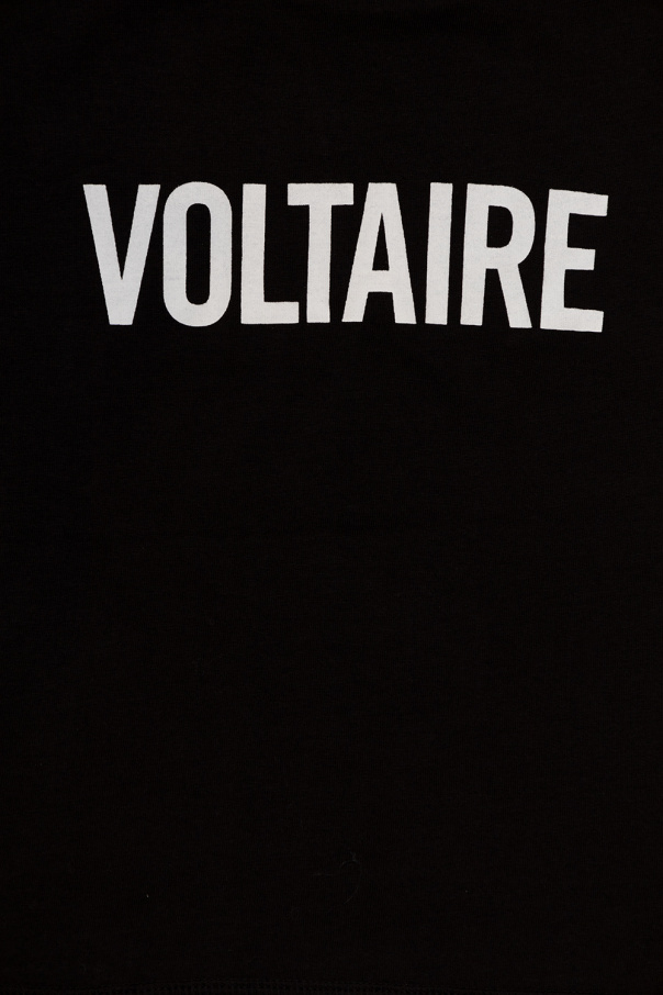 Zadig & Voltaire Kids NaaNaa Kakifarvet T-shirt-kjole med skulderpuder