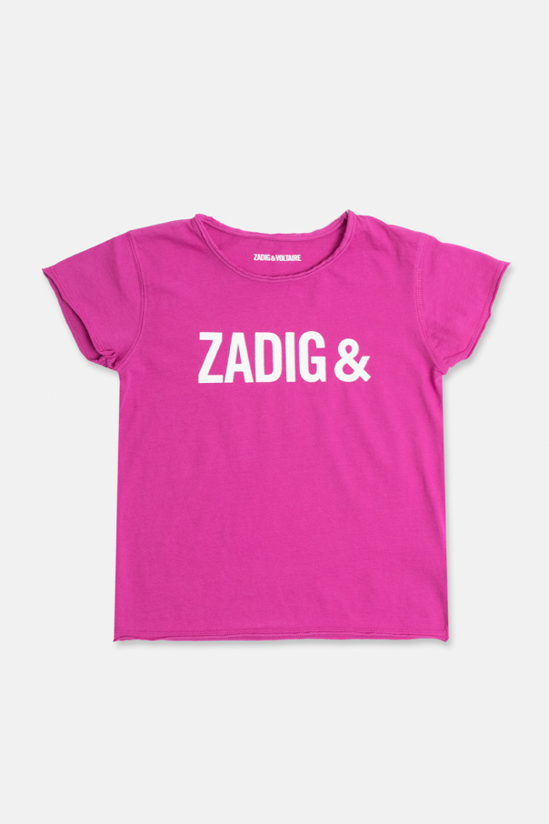 Zadig & Voltaire Kids T-shirt z nadrukiem