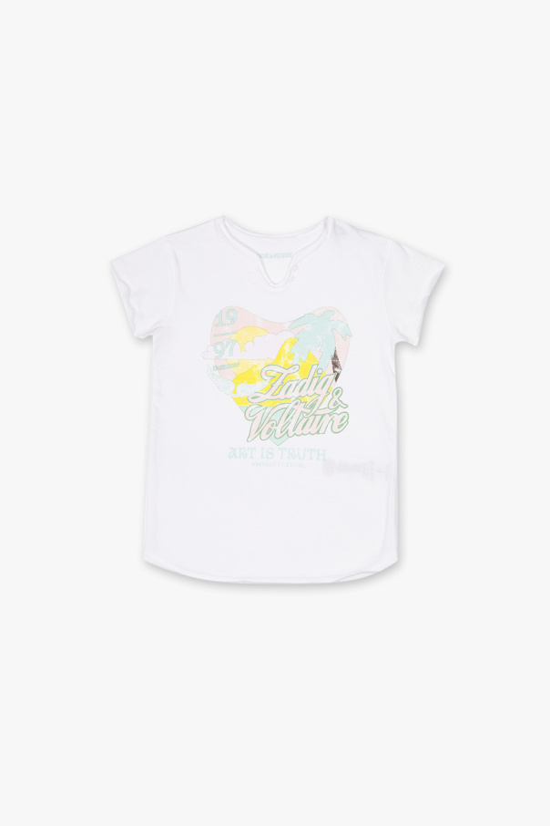 Zadig & Voltaire Kids T-shirt Kara with logo