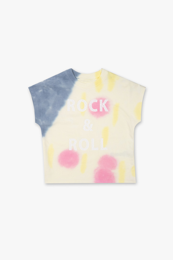 Zadig & Voltaire Kids T-shirt with tie-dye effect