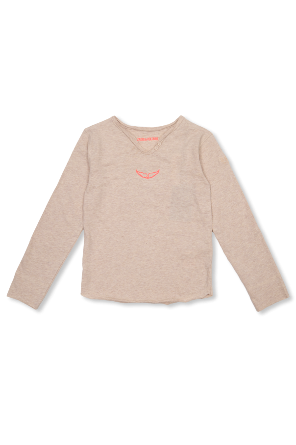 Top with logo od Zadig & Voltaire Kids