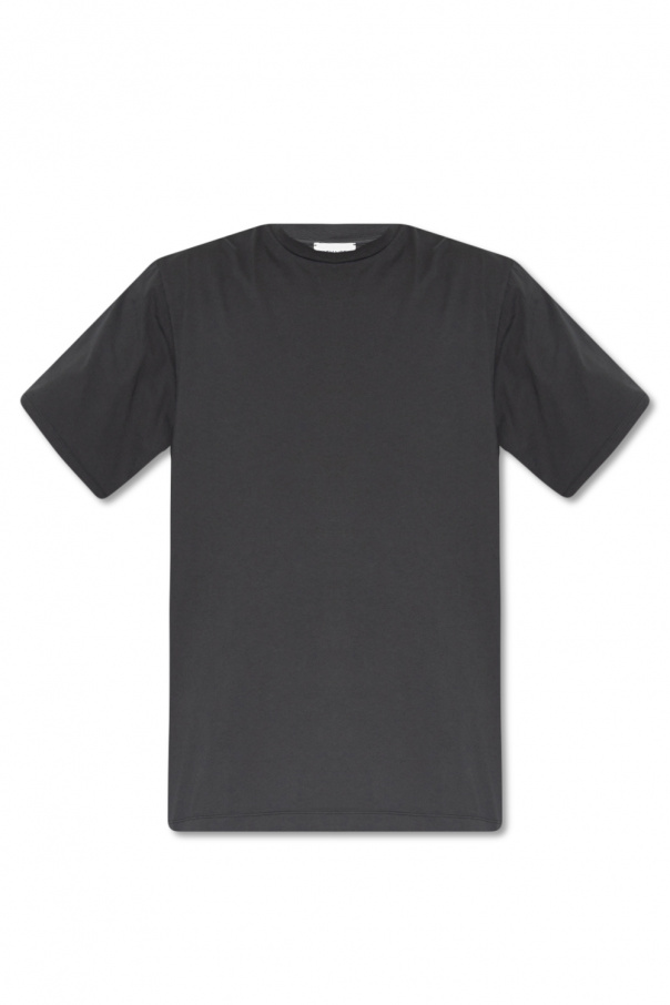 Lemaire Cotton T-shirt with press-studs