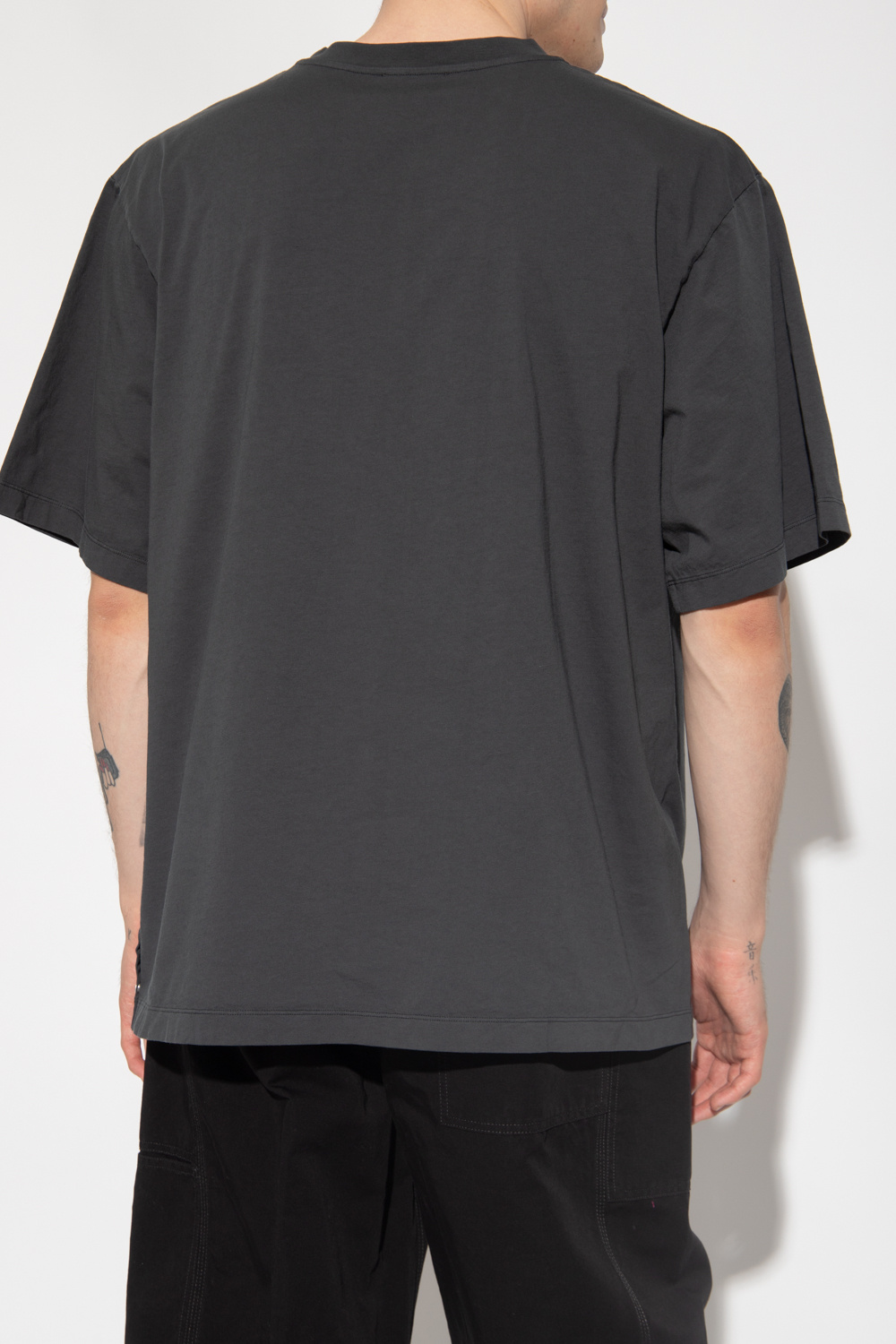 Lemaire Cotton T-shirt with press-studs