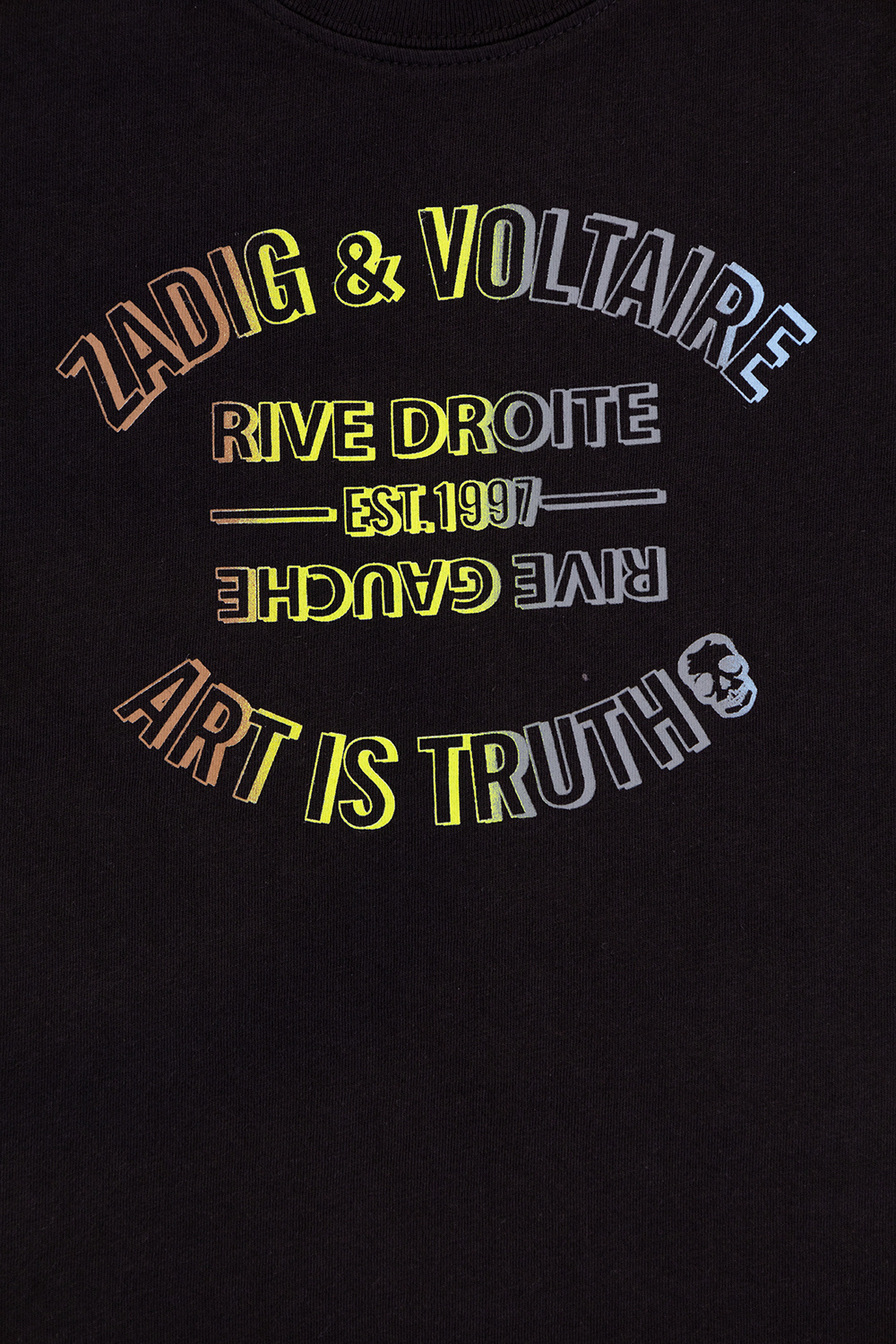 Zadig & Voltaire Kids studded logo-print hoodie dress Nero