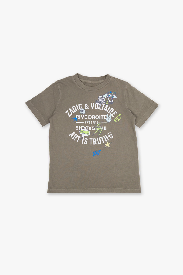 Zadig & Voltaire Kids IRO logo-print T-shirt