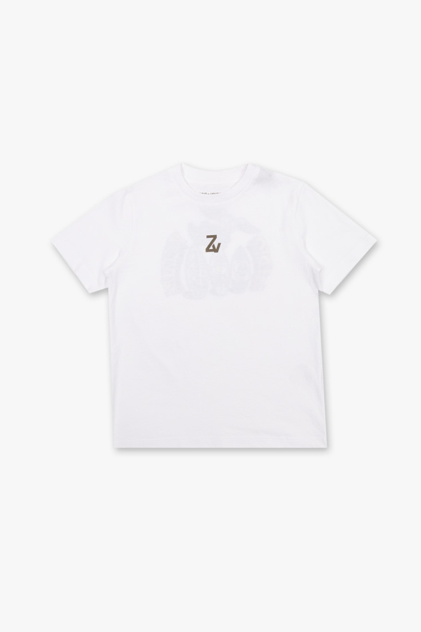 Zadig & Voltaire Kids lightning bolt-print short-sleeve T-shirt