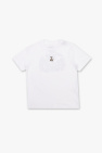 HUGO Dauber Weißes T-Shirt mit kleinem Logo auf der Brust