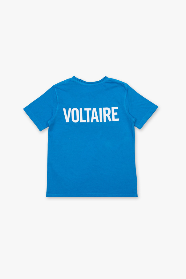 Zadig & Voltaire Kids UNDERCOVER T-shirt No No No con stampa Marrone