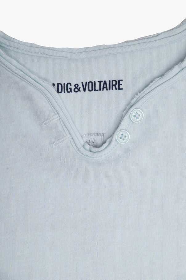 Zadig & Voltaire Kids Gris Promod Tee-shirts