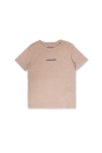 TEEN slogan-print short-sleeve T-shirt Grey