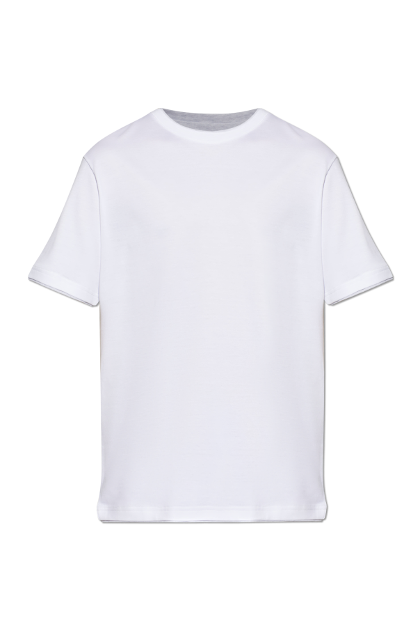 Cotton T-shirt with a crew neck od Eleventy