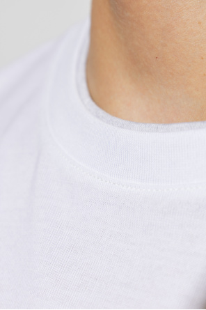 Eleventy Camiseta de algodón con cuello redondo