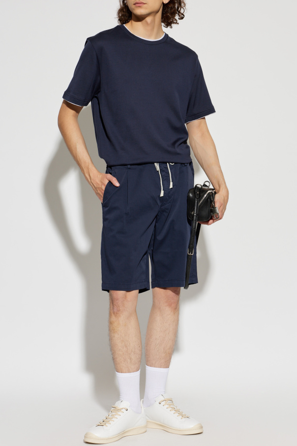 Eleventy Cotton T-shirt with round neckline