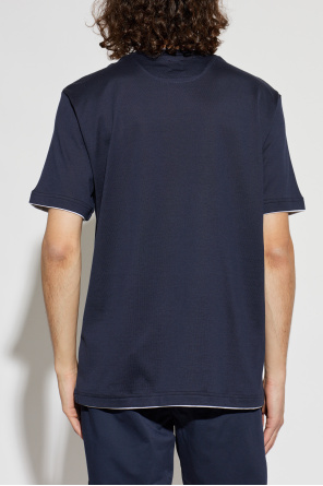 Eleventy Cotton T-shirt with round neckline