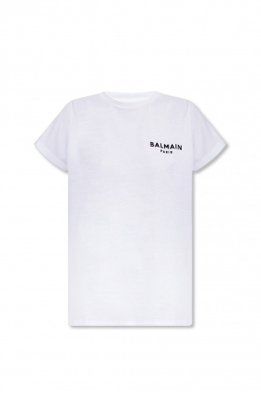 Balmain Kids TEEN crest-print T-shirt
