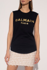 Balmain BLACK Top with logo