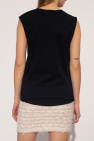 Balmain BLACK Top with logo