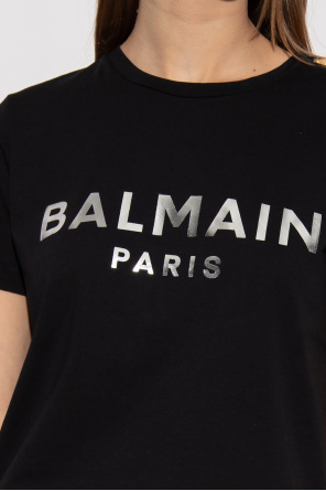 Balmain Balmain Kids logo waistband skirt