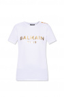 Balmain Kids cotton embroidered-logo t-shirt