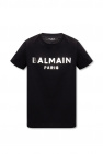 Balmain patterned ruched top