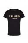Balmain Kids teen logo lettering T-shirt