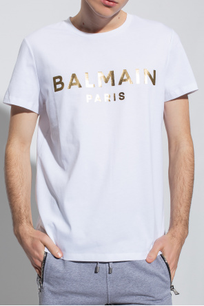 balmain high-top Logo T-shirt