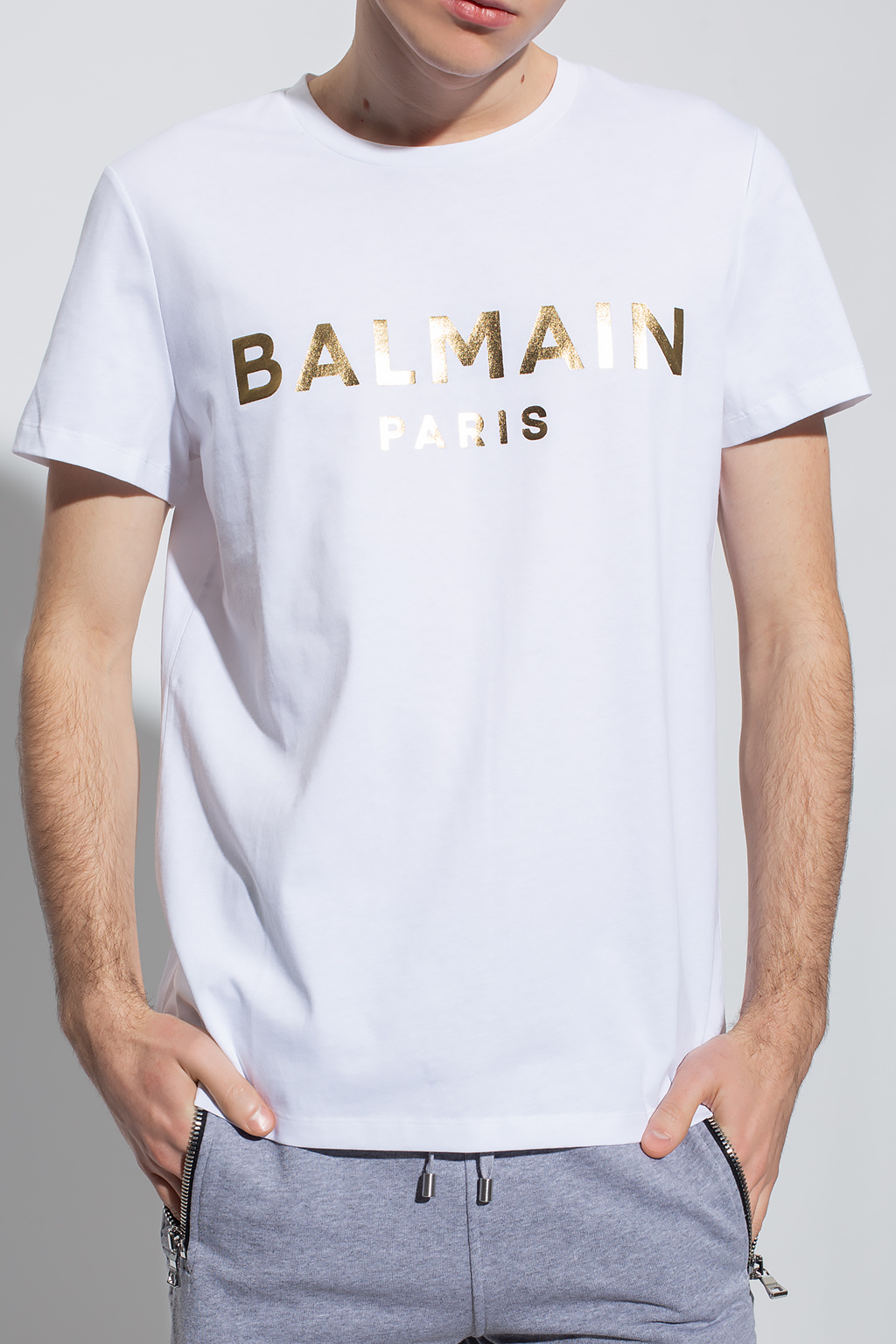 Balmain Logo T-shirt | Men's Clothing ...