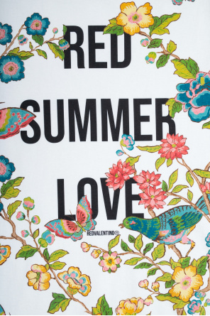 Red Valentino T-shirt with ‘Red Summer Love’ print