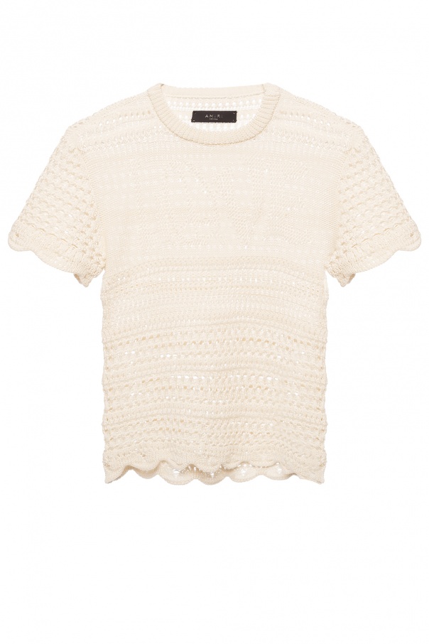 Amiri Crocheted T-shirt