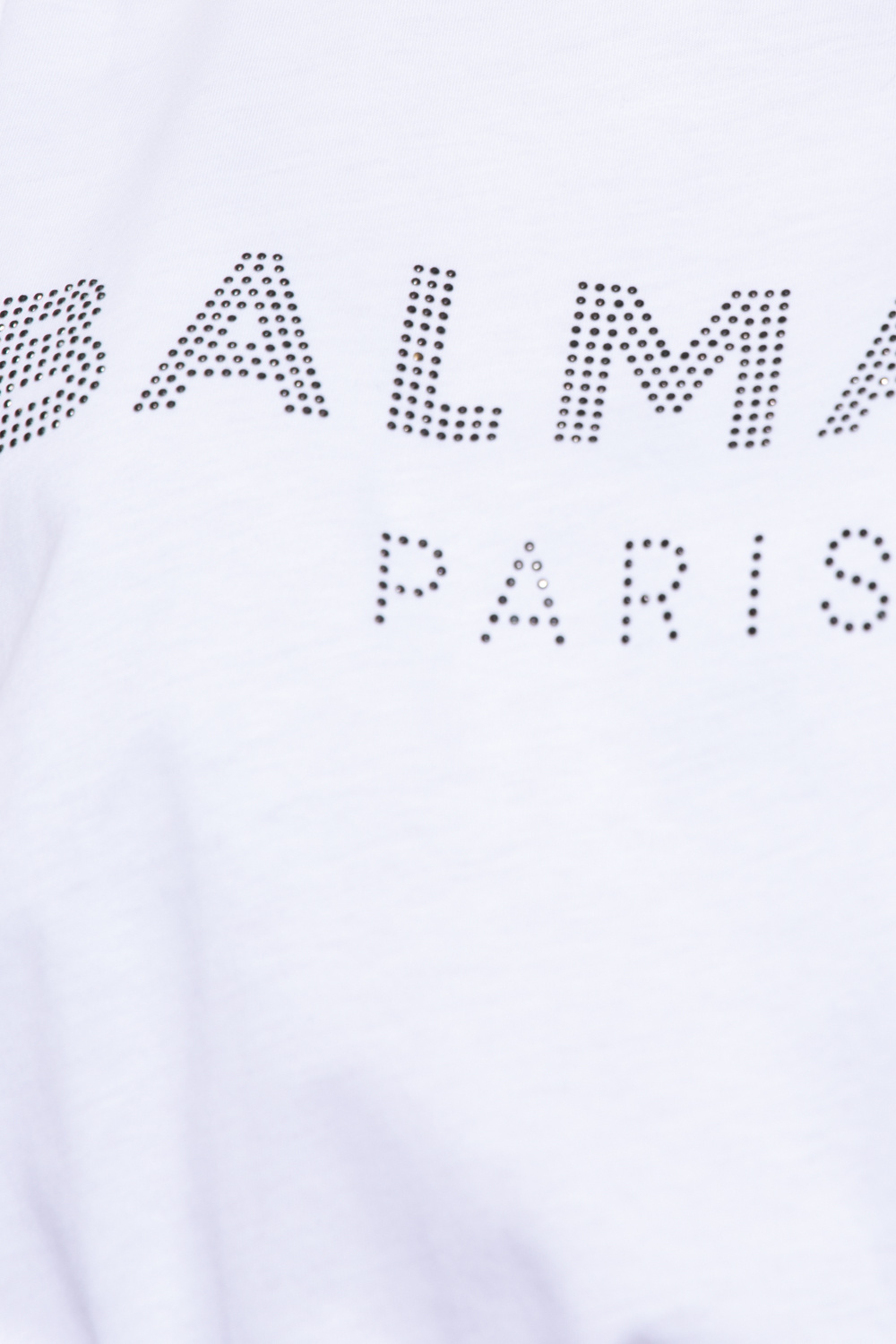 balmain White Logo T-shirt