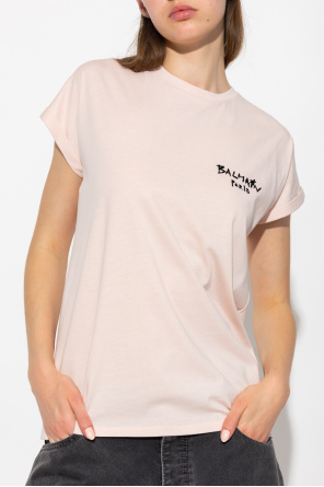 balmain lapels Logo T-shirt